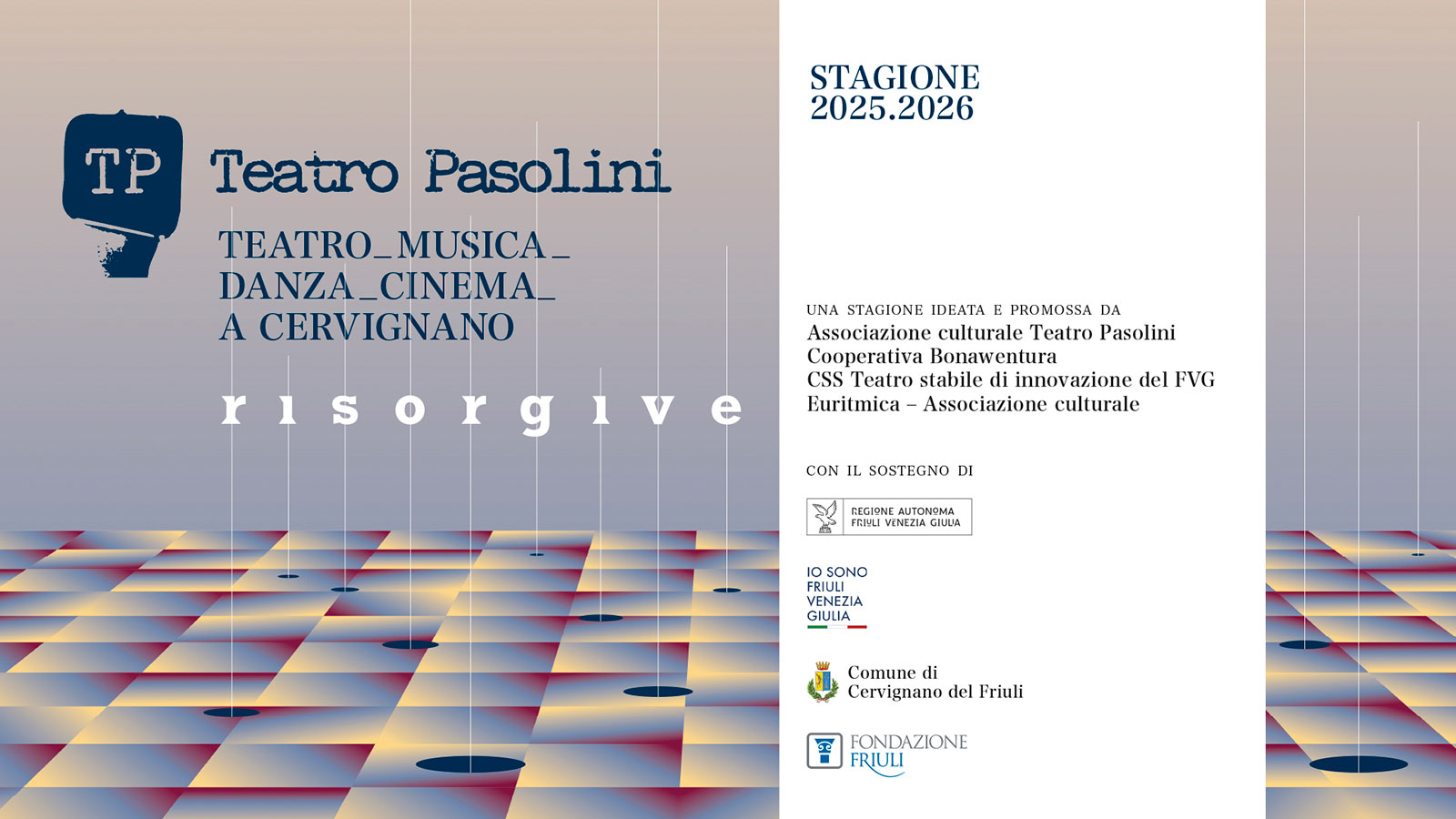 Stagione Teatro Pasolini 2025-2026